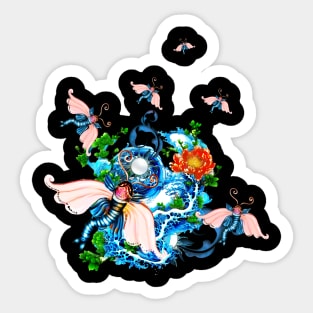 Wonderful flying fantasy animal Sticker